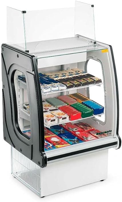 Vitrine com caixa injetada