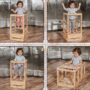 torre de aprendizagem montessori