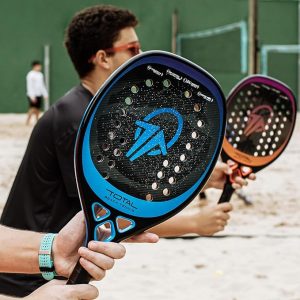 Raquete de Beach Tennis Total PRO Carbono 12k Melhor raquete de beach tennis